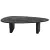 Salontafel Rudo 135 x 75 cm - Zwart Mangohout Op voorraad: Binnen 1 - 3 werkdagen in huis!