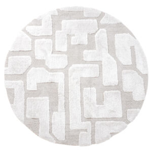 Vloerkleed Liana Creme Rond 160 cmOp voorraad: Binnen 1 - 3 werkdagen in huis!