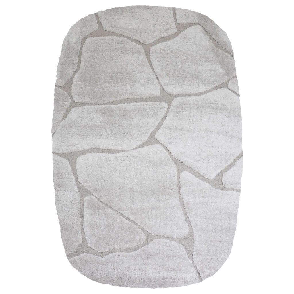 Vloerkleed Macy Beige - Rounded Corners 160 x 230 cm , Te bestellen met een levertijd van 8 - 12 weken