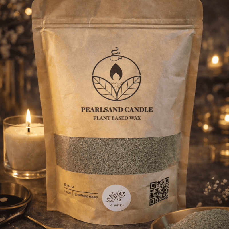 Kaarsenzand Geurloos Groen – Plant Based Wax