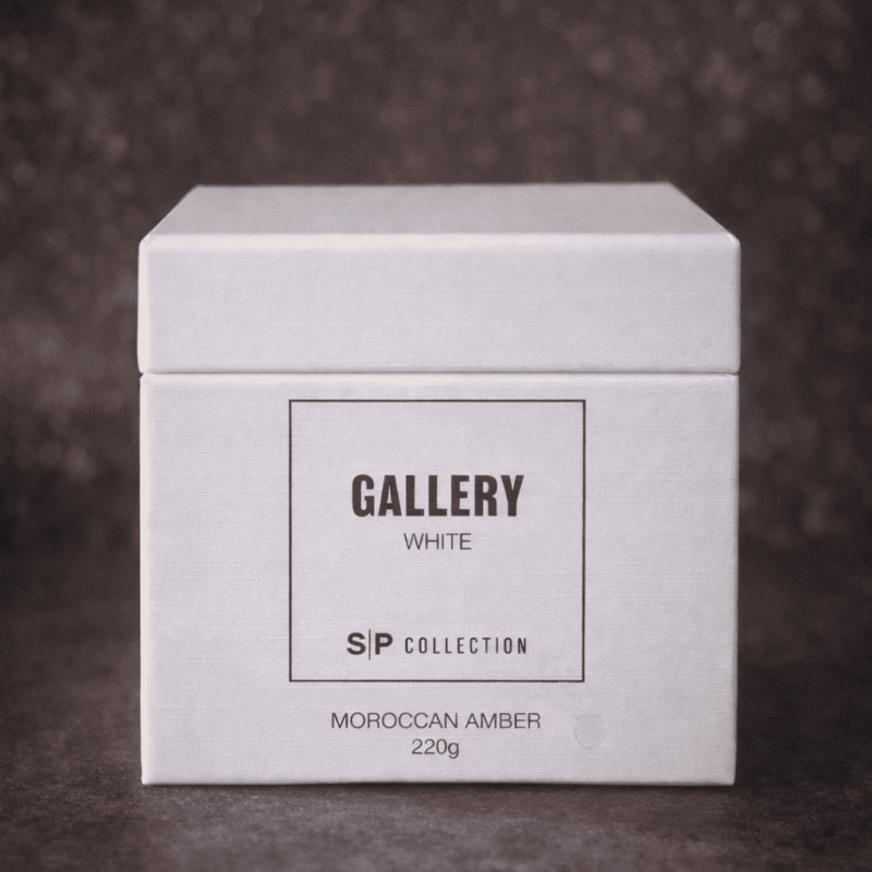 Gallery White Moroccan Amber Geurkaars 220g
