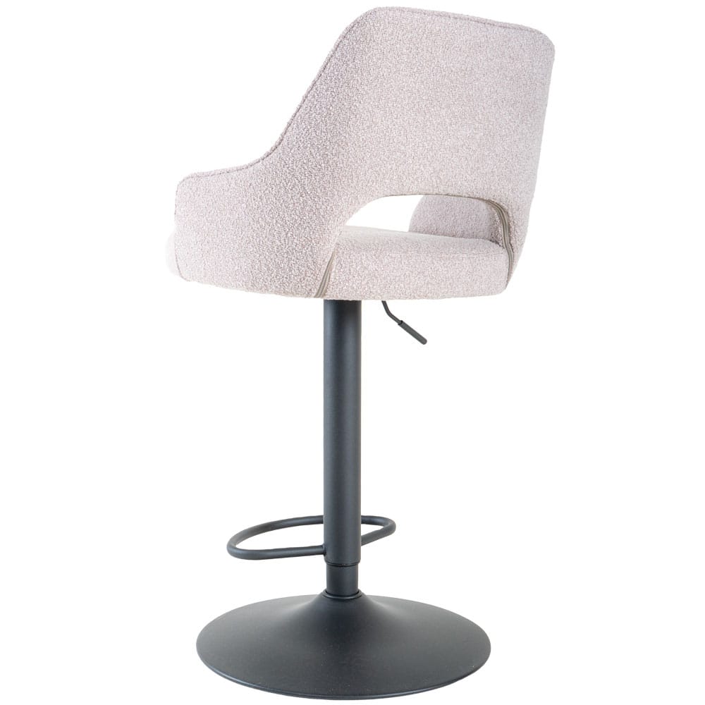 Barkruk Vivian - Bouclé - Naturel - Afbeelding 3