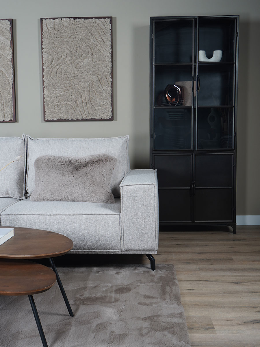 Vitrinekast Leroy - 200 x 80 cm 2 Vitrinekast Leroy - 200 x 80 cm - Afbeelding 2