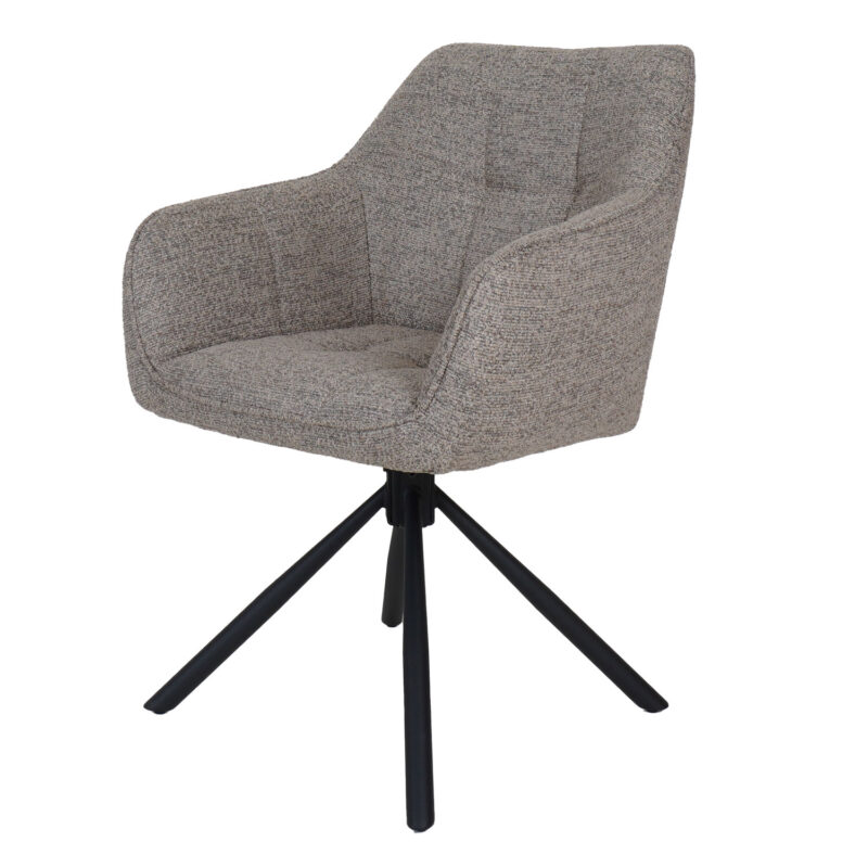 Eetkamerstoel Chris - Bruin 7 | BlokWoonWereld