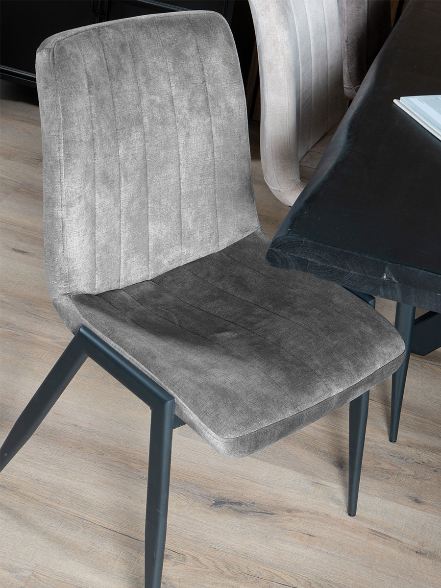 Eetkamerstoel Flynn Grey 3 Eetkamerstoel Flynn Grey - Afbeelding 3