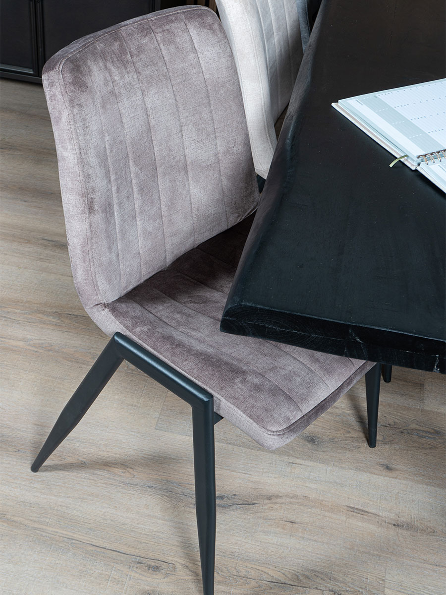 Eetkamerstoel Flynn Taupe 3 Eetkamerstoel Flynn Taupe - Afbeelding 3