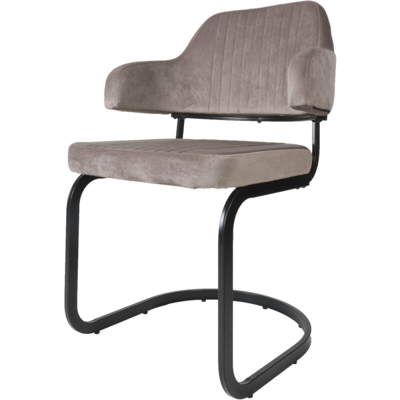 Eetkamerstoel Fox Velvet Taupe | BlokWoonWereld