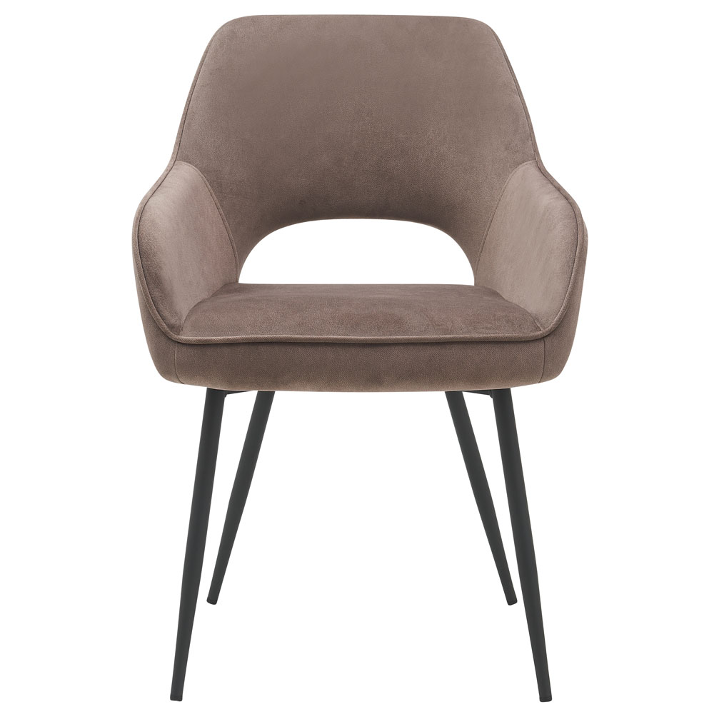 Eetkamerstoel Gina - Ramses - Taupe 3 Eetkamerstoel Gina - Ramses - Taupe - Afbeelding 3