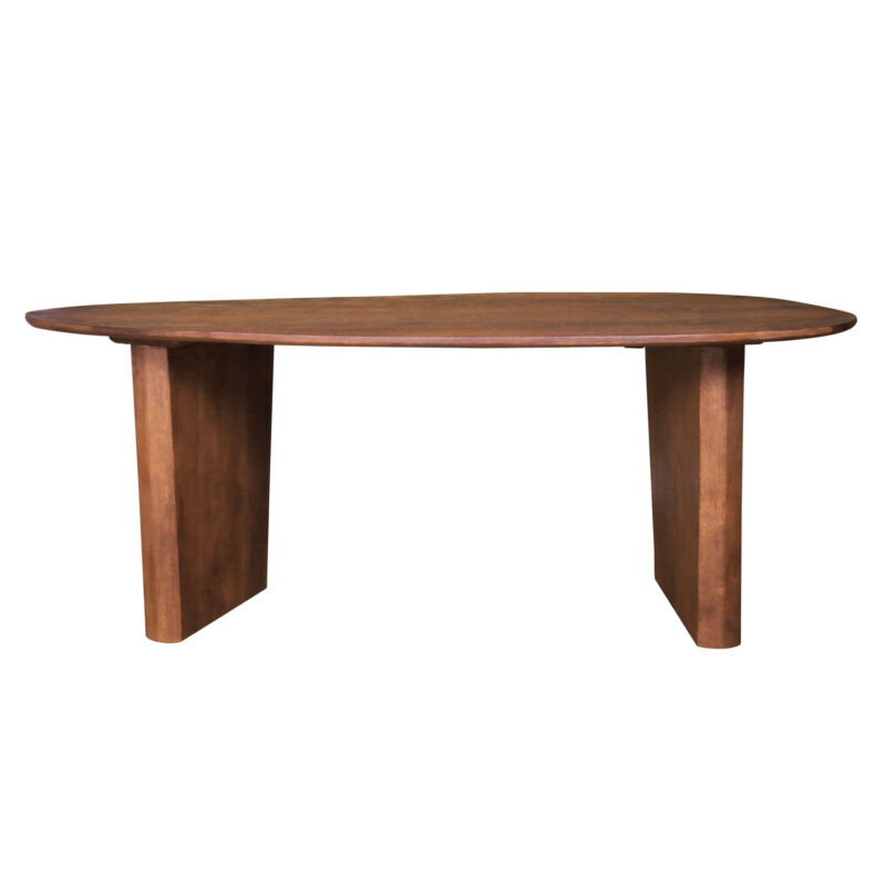 Eettafel Rudo 240 x 110 cm - Mangohout | BlokWoonWereld