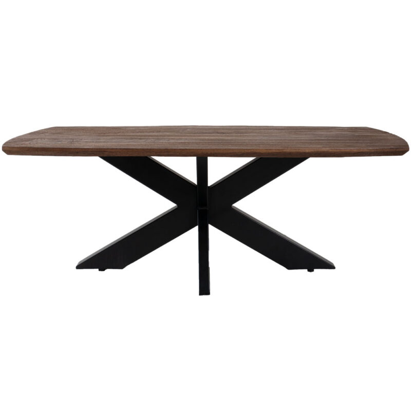 Eettafel Felix - Espresso Mangohout - 190 x 90 cm | BlokWoonWereld