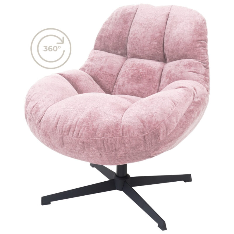 Fauteuil Charlie Pink | BlokWoonWereld