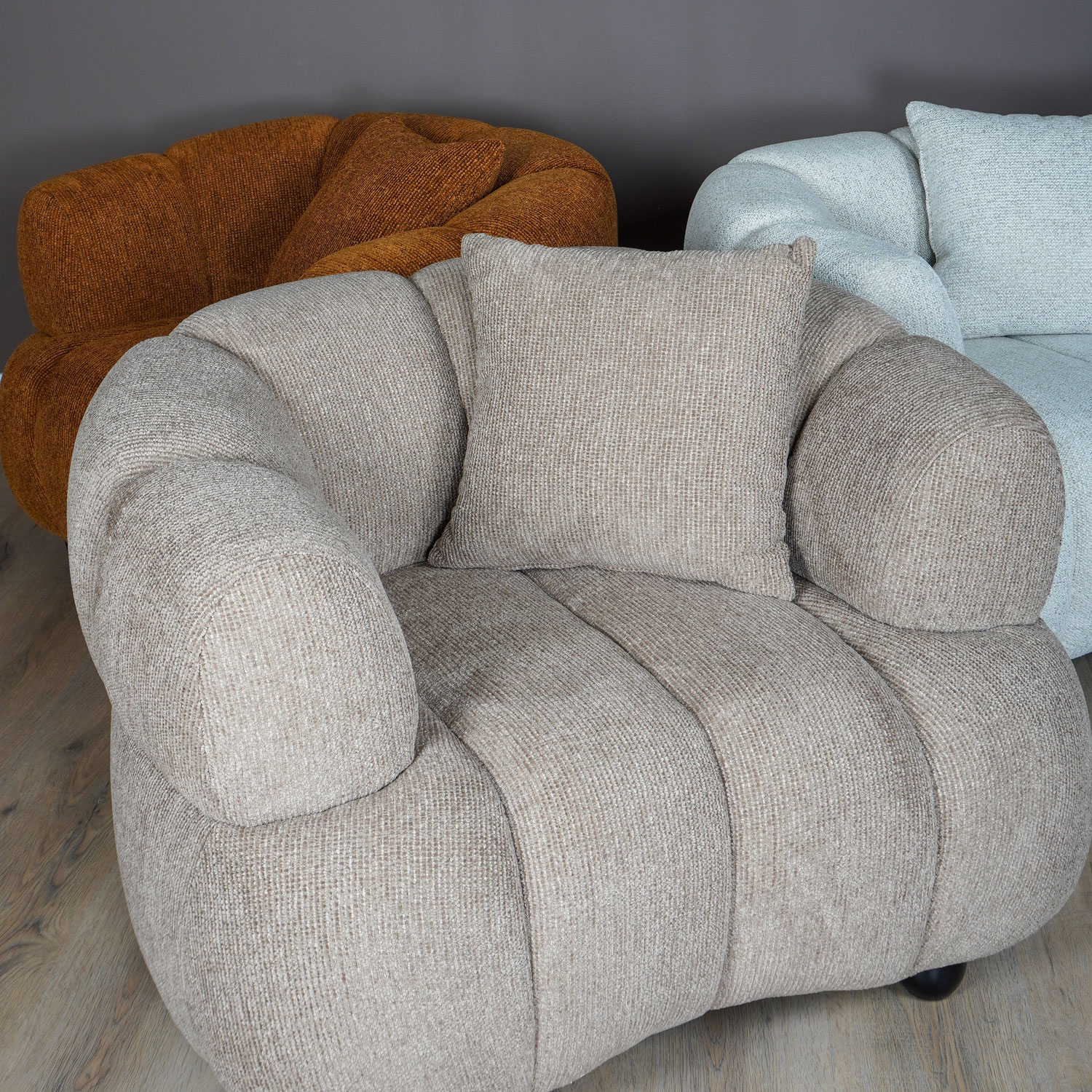 Fauteuil Rocco Bruin - Afbeelding 2