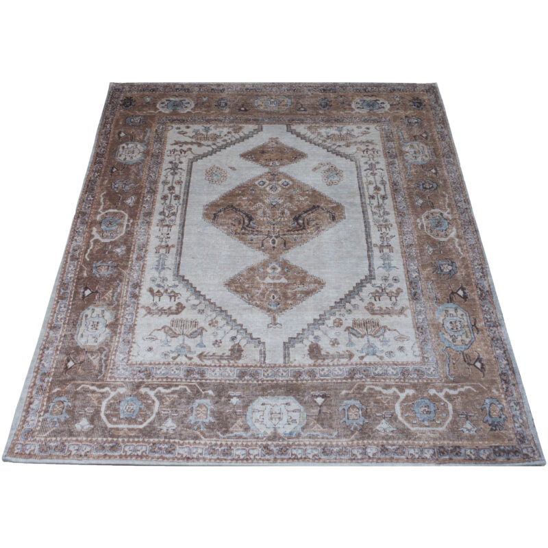 Vloerkleed Karaca Brown 08 - 200 x 290 cm | BlokWoonWereld