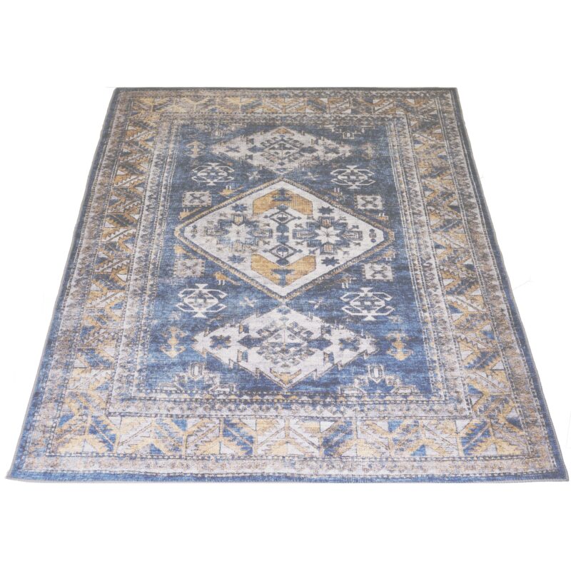 Vloerkleed Laria Blue 4 - 200 x 290 cm | BlokWoonWereld
