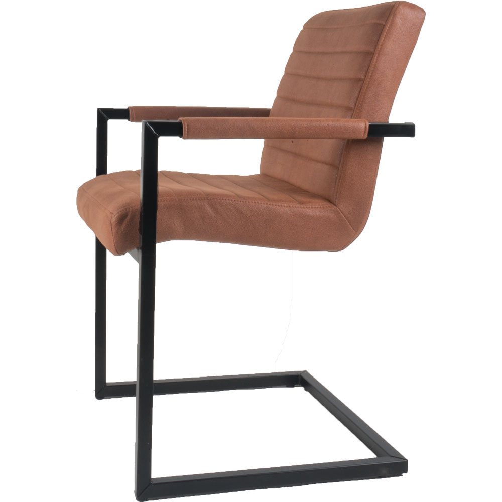 Eetkamerstoel Toronto Cognac 4 Eetkamerstoel Toronto Cognac - Afbeelding 4