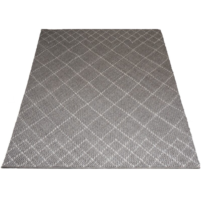 Vloerkleed Tess Grey 160 x 230 cm | BlokWoonWereld