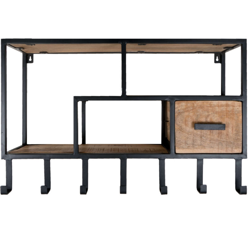 Wandkast - Kapstok Huub Rechts | BlokWoonWereld