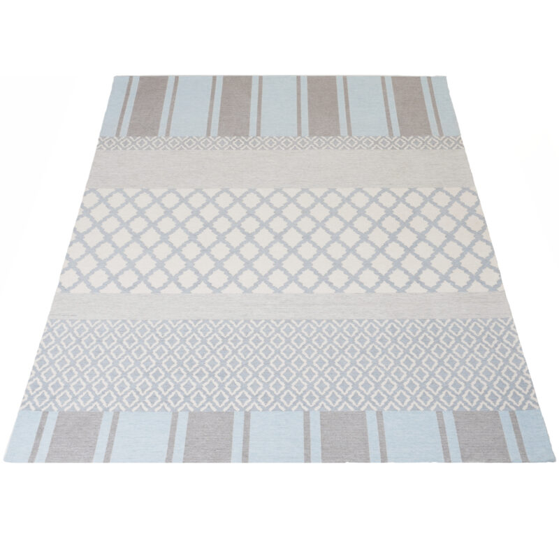 Vloerkleed Bobby Blue 200 x 280 cm | BlokWoonWereld