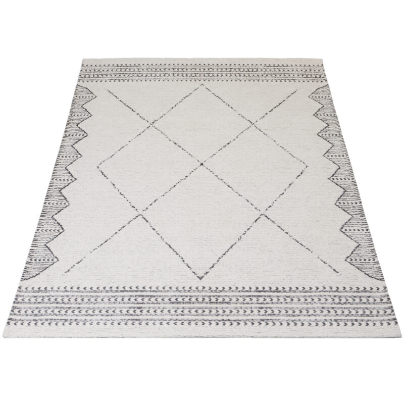 Vloerkleed Ravi Grey 200 x 280 cm | BlokWoonWereld