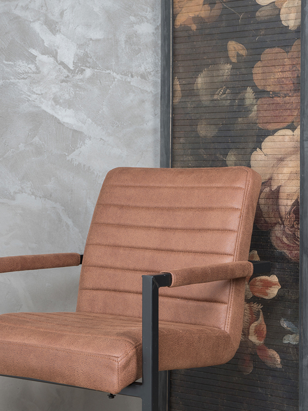 Eetkamerstoel Toronto Cognac 3 Eetkamerstoel Toronto Cognac - Afbeelding 3