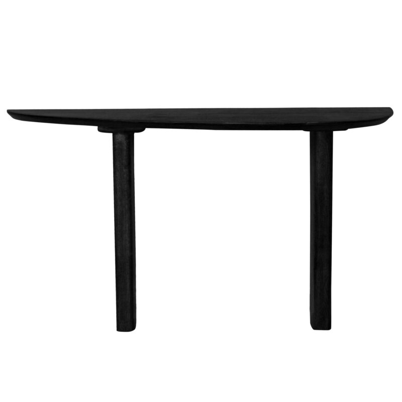 Sidetable Rhys 135 x 40 cm - Zwart Mangohout | BlokWoonWereld