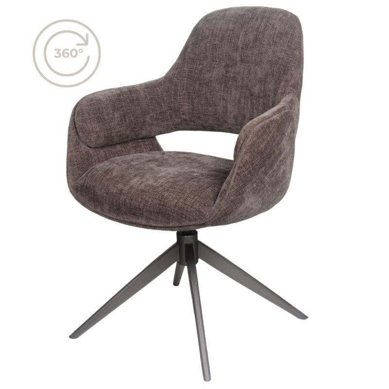 Eetkamerstoel Jill - Bruin 442 | BlokWoonWereld