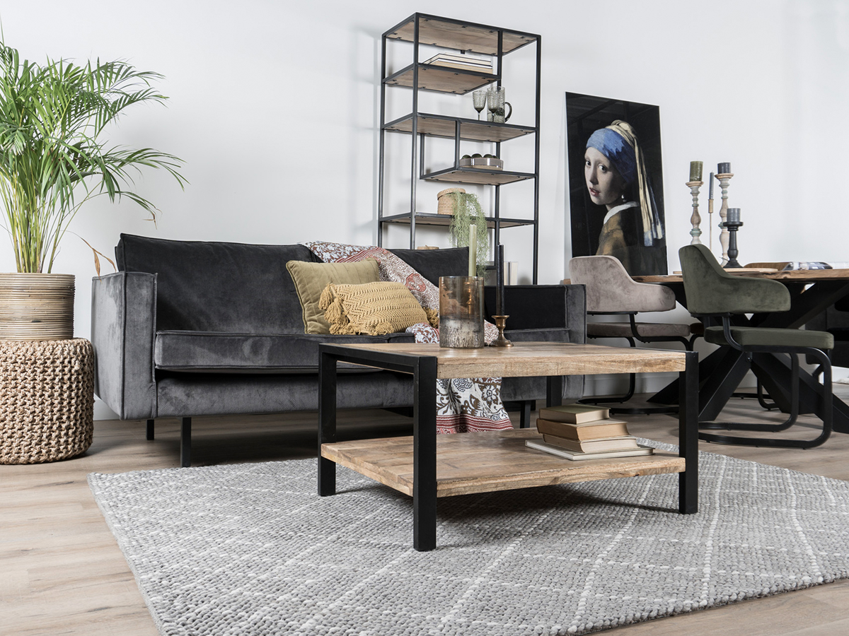 Vloerkleed Tess Grey 160 x 230 cm 4 Vloerkleed Tess Grey 160 x 230 cm - Afbeelding 4