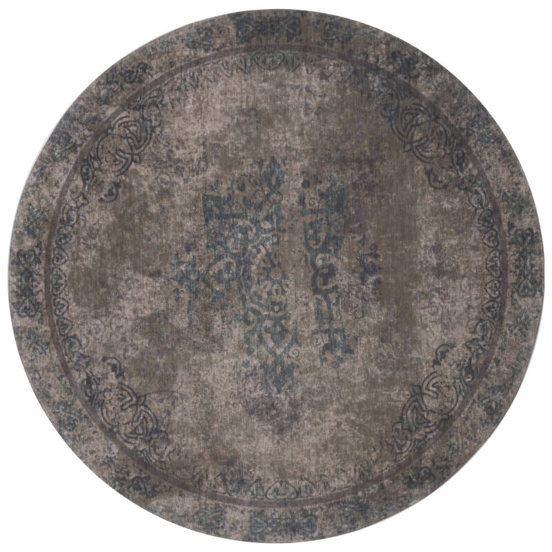 Vloerkleed Juud Rond Groen ø120 cm | BlokWoonWereld