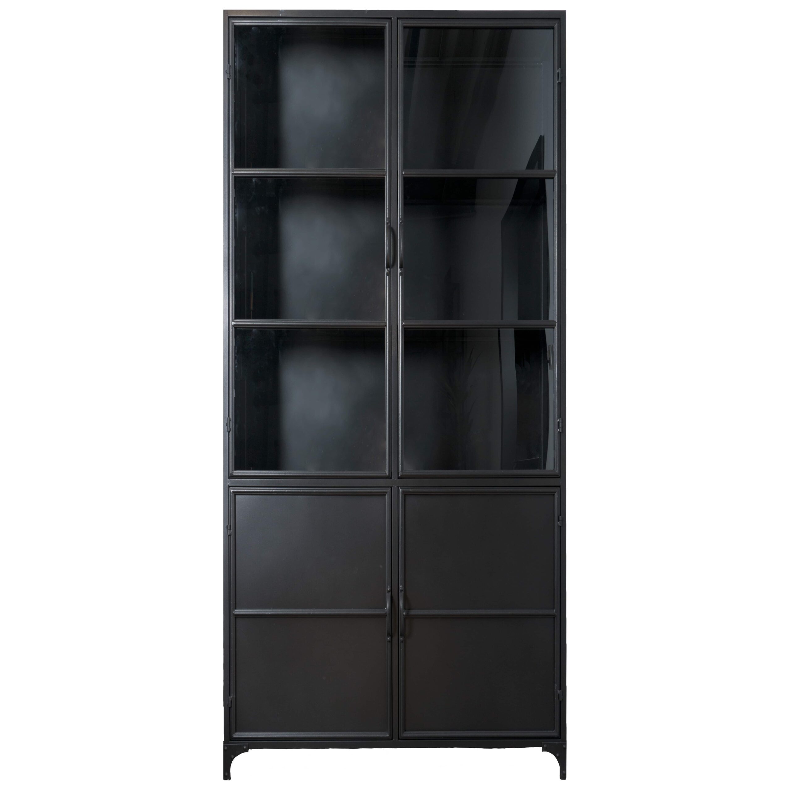 Vitrinekast Leroy - 200 x 80 cm 1 Vitrinekast Leroy - 200 x 80 cm | BlokWoonWereld