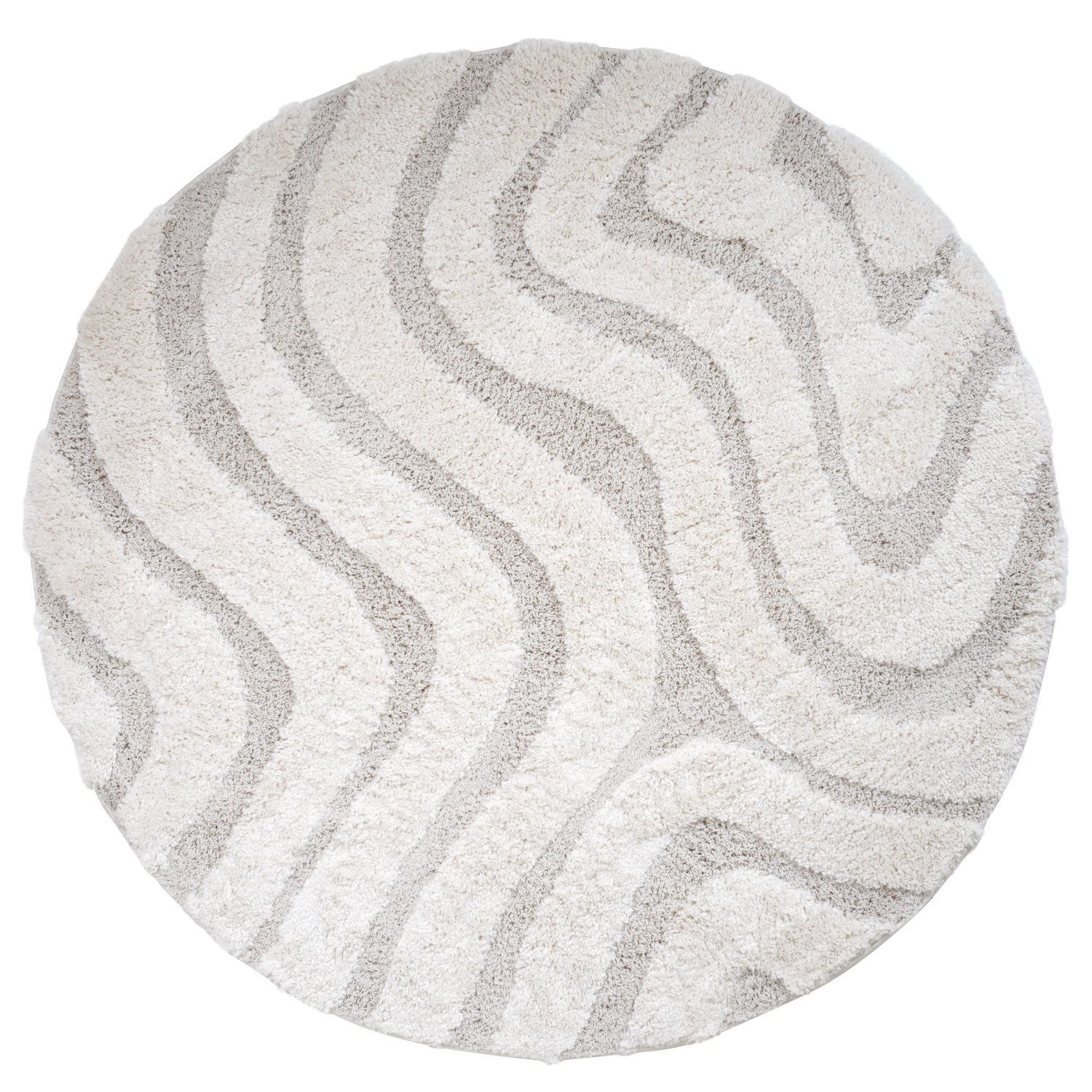 Vloerkleed Isa Cream 260 - Rond ø200 cm 1 Vloerkleed Isa Cream 260 - Rond ø200 cm | BlokWoonWereld