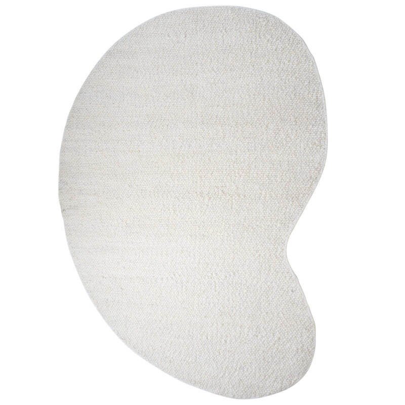 Vloerkleed Stone White - Organisch 200 x 280 cm | BlokWoonWereld