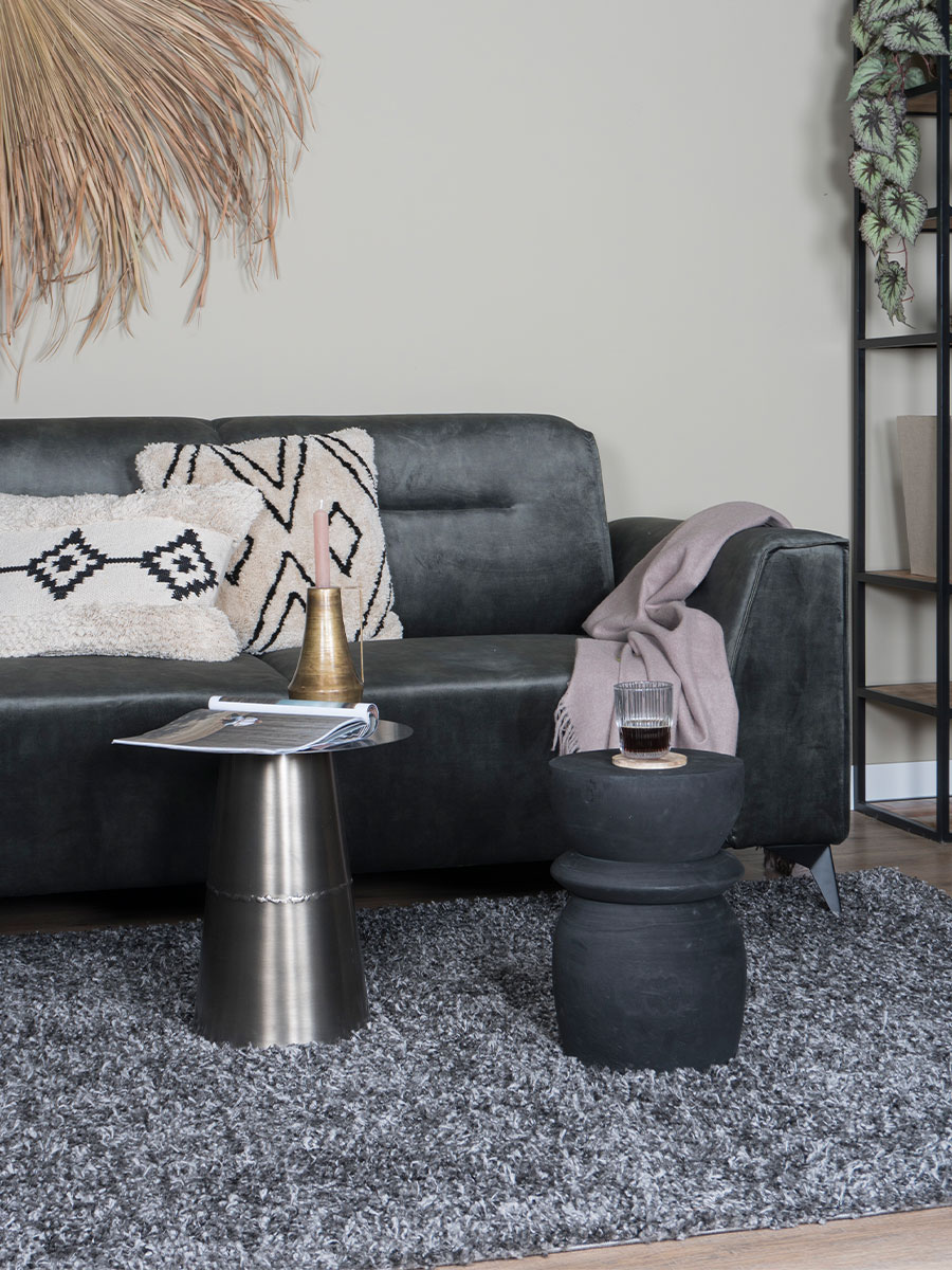 Vloerkleed Buddy Antraciet 240 x 340 cm 2 Vloerkleed Buddy Antraciet 240 x 340 cm - Afbeelding 2