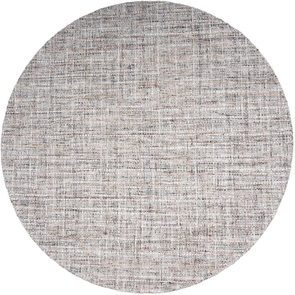 Vloerkleed Cross Grey/Beige - Rond ø200 cm 1 Vloerkleed Cross Grey/Beige - Rond ø200 cm | BlokWoonWereld