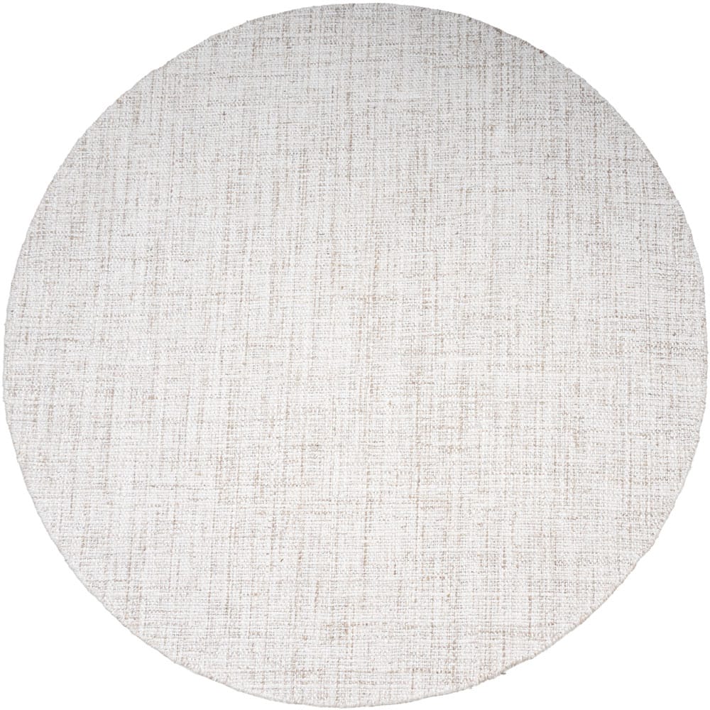 Vloerkleed Cross Light Beige - Rond ø200 cm | BlokWoonWereld
