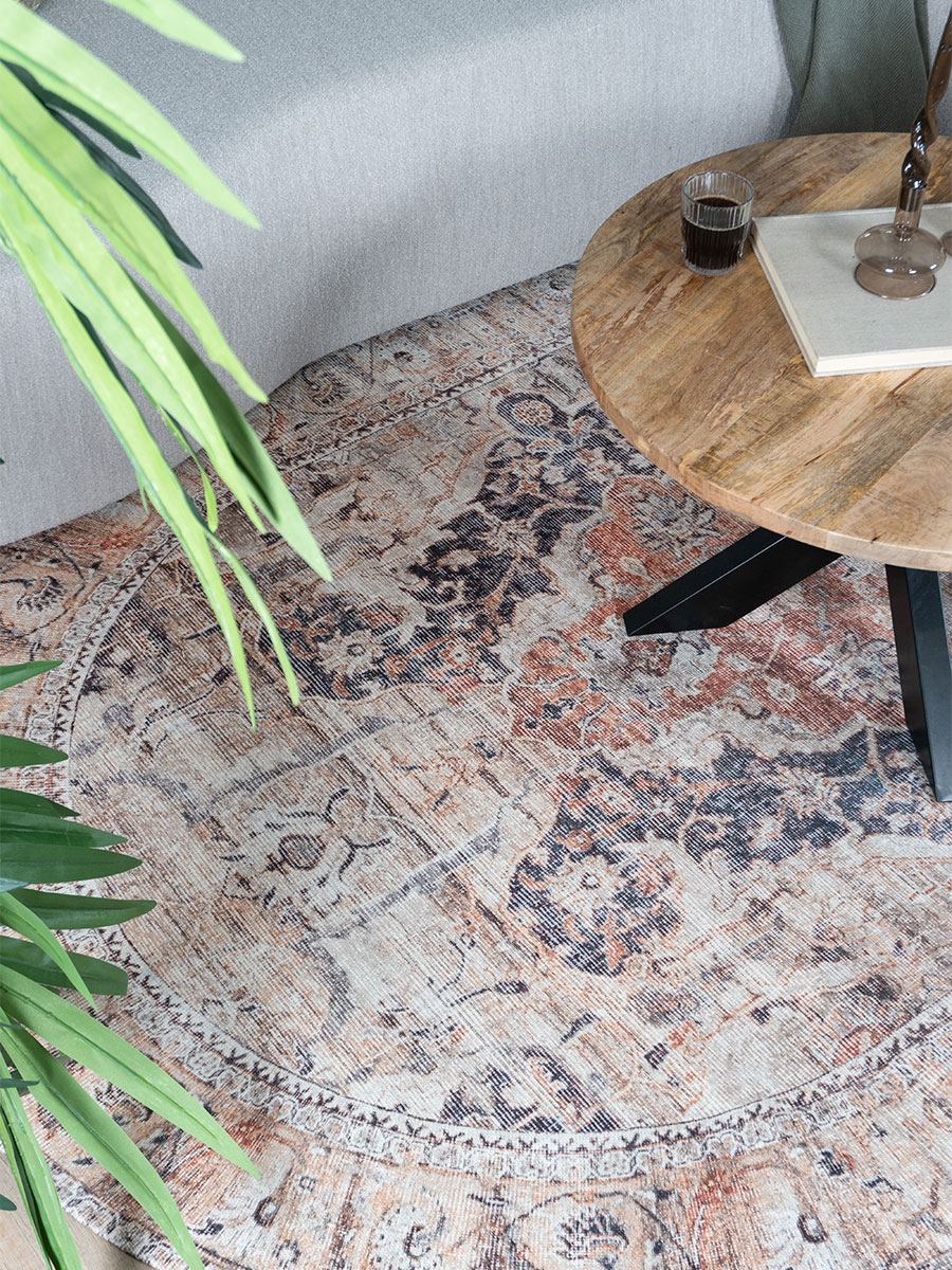 Vloerkleed Mahal Beige 00 - Ovaal 200 x 290 cm 4 Vloerkleed Mahal Beige 00 - Ovaal 200 x 290 cm - Afbeelding 4