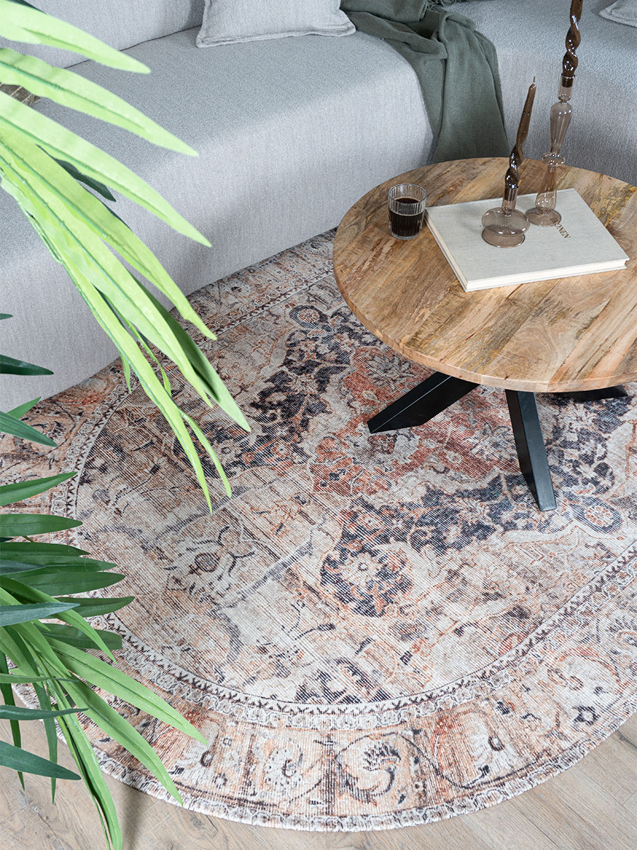 Vloerkleed Mahal Beige 00 - Ovaal 200 x 290 cm 2 Vloerkleed Mahal Beige 00 - Ovaal 200 x 290 cm - Afbeelding 2