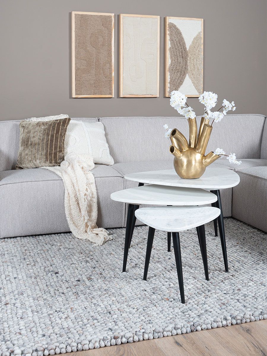 Vloerkleed Pool Grijs 420 - 160 x 230 cm 5 Vloerkleed Pool Grijs 420 - 160 x 230 cm - Afbeelding 5