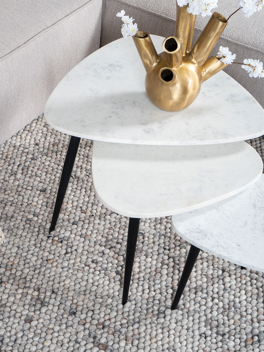 Vloerkleed Pool Grijs 420 - 160 x 230 cm 2 Vloerkleed Pool Grijs 420 - 160 x 230 cm - Afbeelding 2