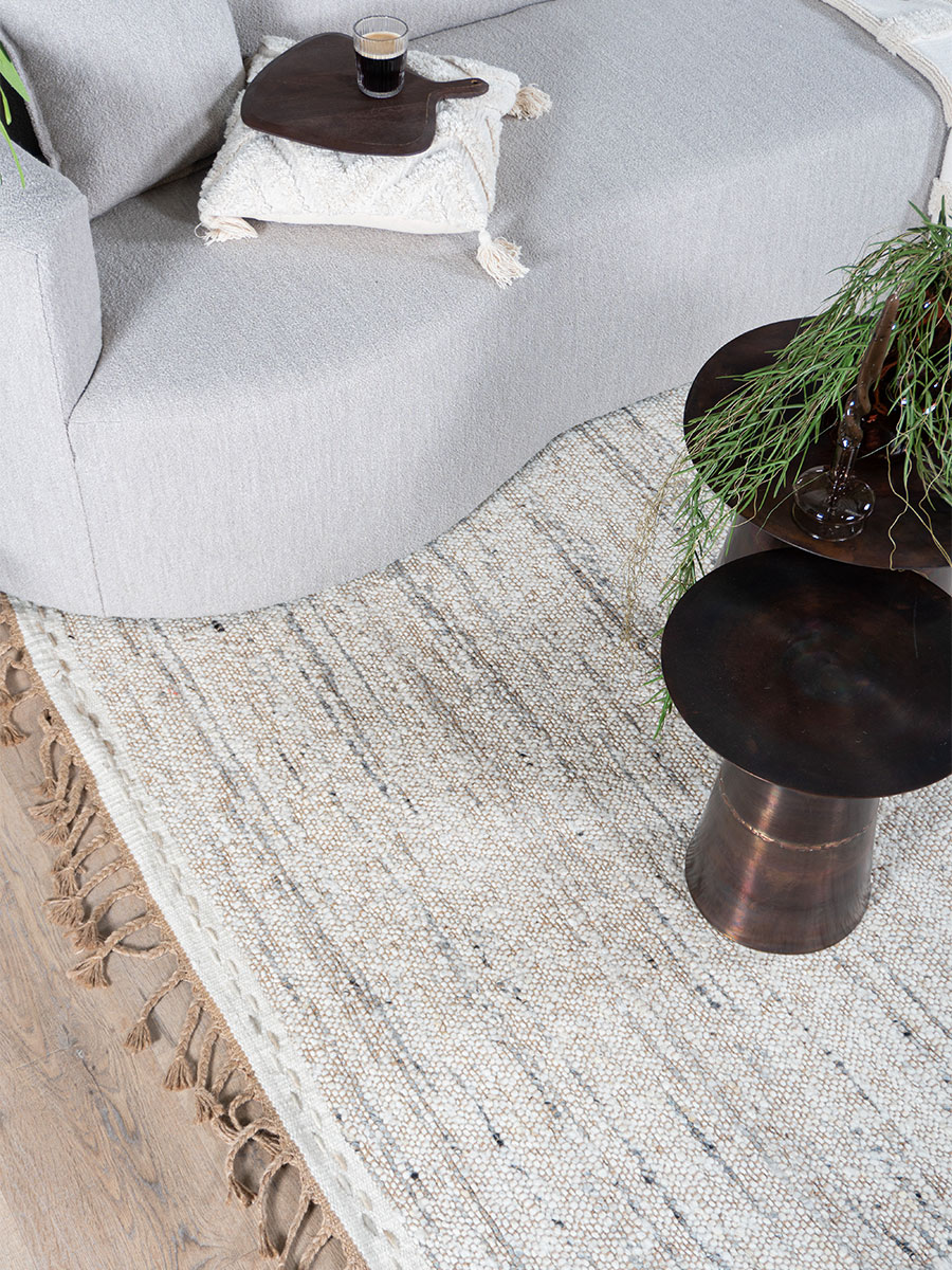 Vloerkleed Sol Grijs 200 x 240 cm 3 Vloerkleed Sol Grijs 200 x 240 cm - Afbeelding 3