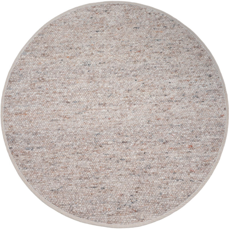 Vloerkleed Stone Donker Beige 417 - Rond ø200 cm | BlokWoonWereld