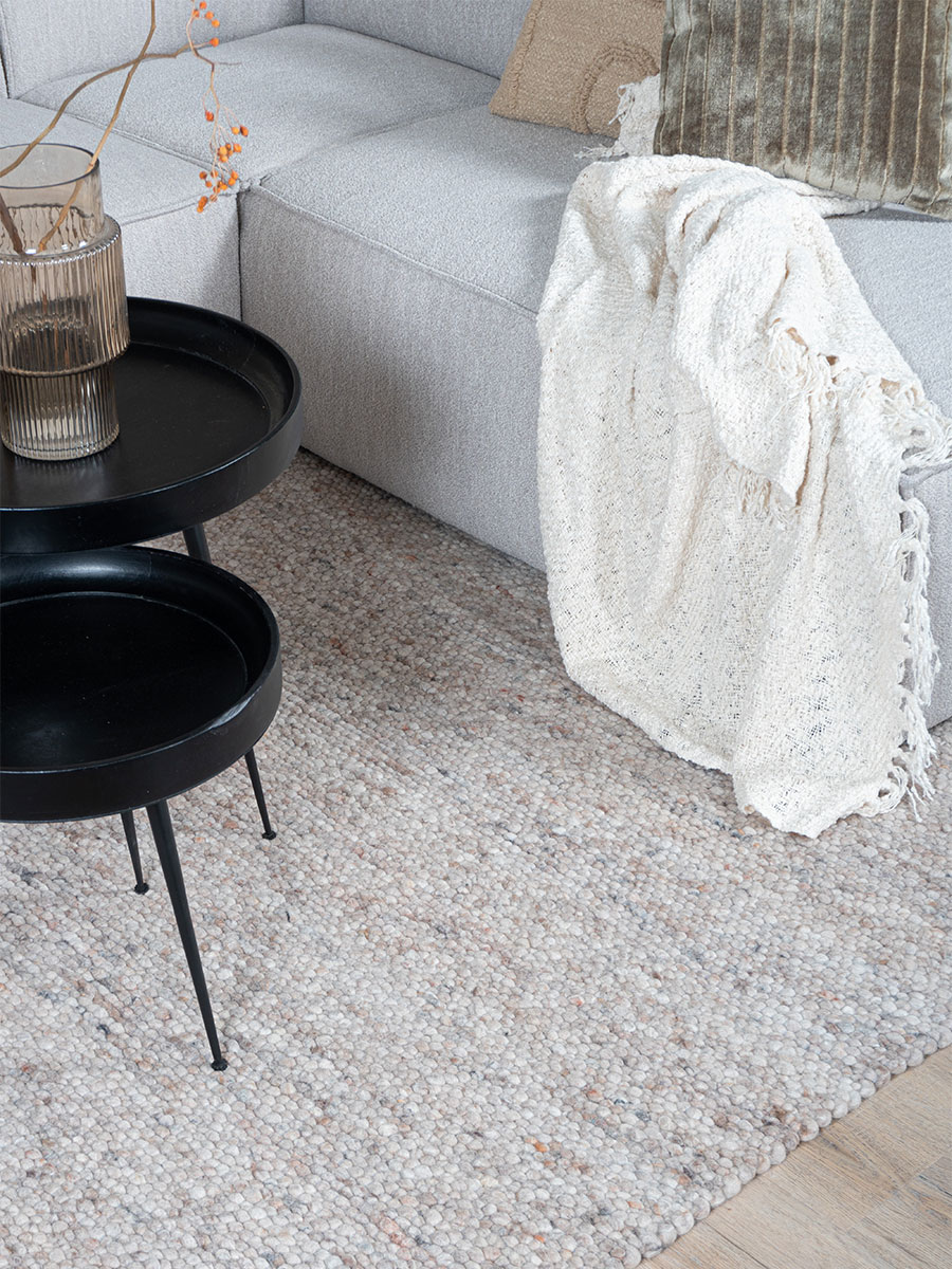 Vloerkleed Stone Donker Beige 417 - 240 x 340 cm 2 Vloerkleed Stone Donker Beige 417 - 240 x 340 cm - Afbeelding 2