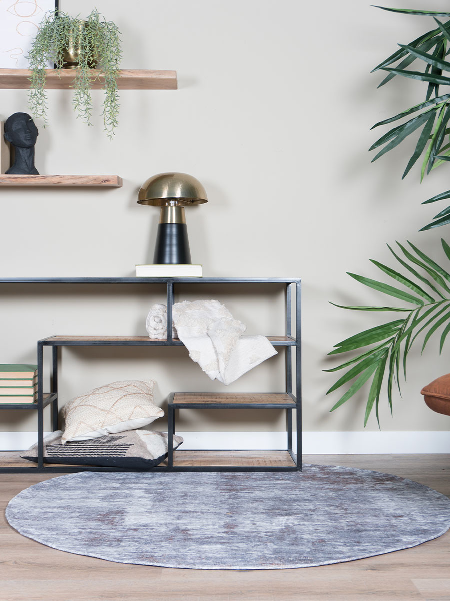 Vloerkleed Yara Gold ø120 cm 2 Vloerkleed Yara Gold ø120 cm - Afbeelding 2