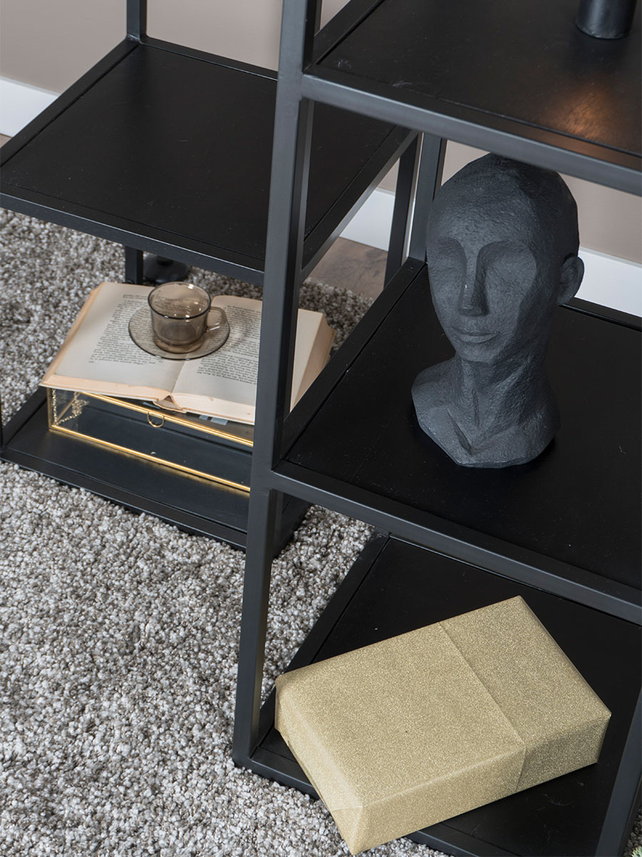 Vloerlamp Vintage Zwart Mangohout 120 cm - Afbeelding 4