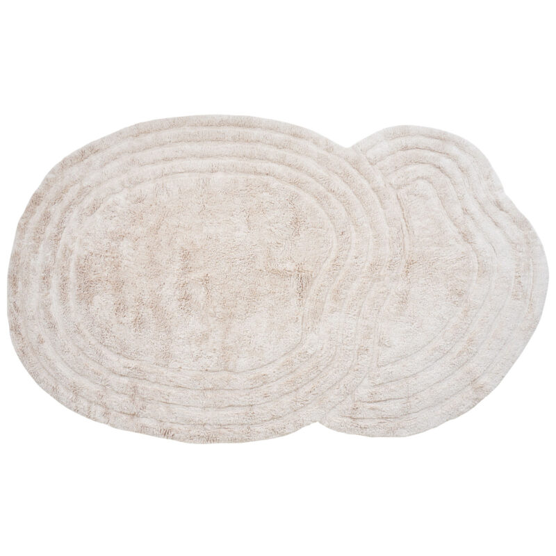 Wasbaar Vloerkleed Zayn - Beige 140 x 200 cm | BlokWoonWereld