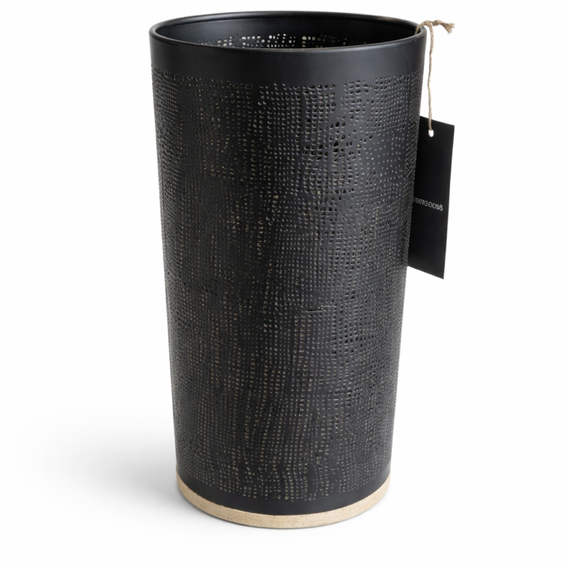 Lantaarn Lou – Zwart | 26 x 15 cm