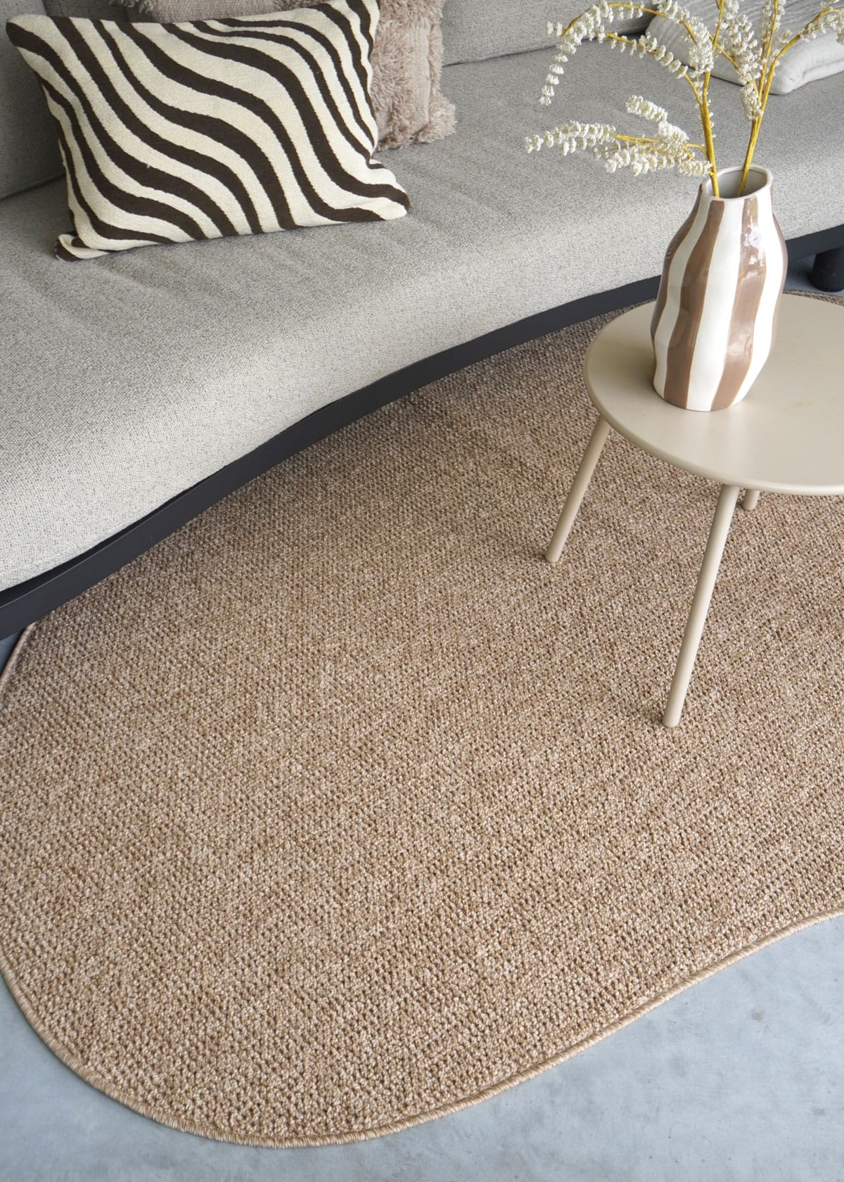 Binnen- en Buitenkleed Sisal Nature - Kiezelvormig 200 x 280 cm 4 Binnen- en Buitenkleed Sisal Nature - Kiezelvormig 200 x 280 cm - Afbeelding 4