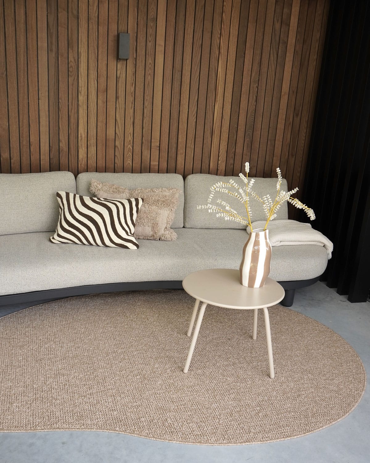 Binnen- en Buitenkleed Sisal Nature - Kiezelvormig 200 x 280 cm 3 Binnen- en Buitenkleed Sisal Nature - Kiezelvormig 200 x 280 cm - Afbeelding 3