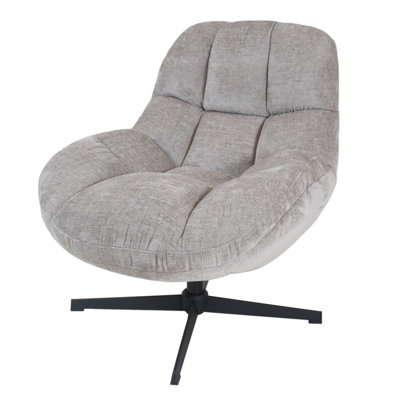 Fauteuil Charlie Taupe | BlokWoonWereld