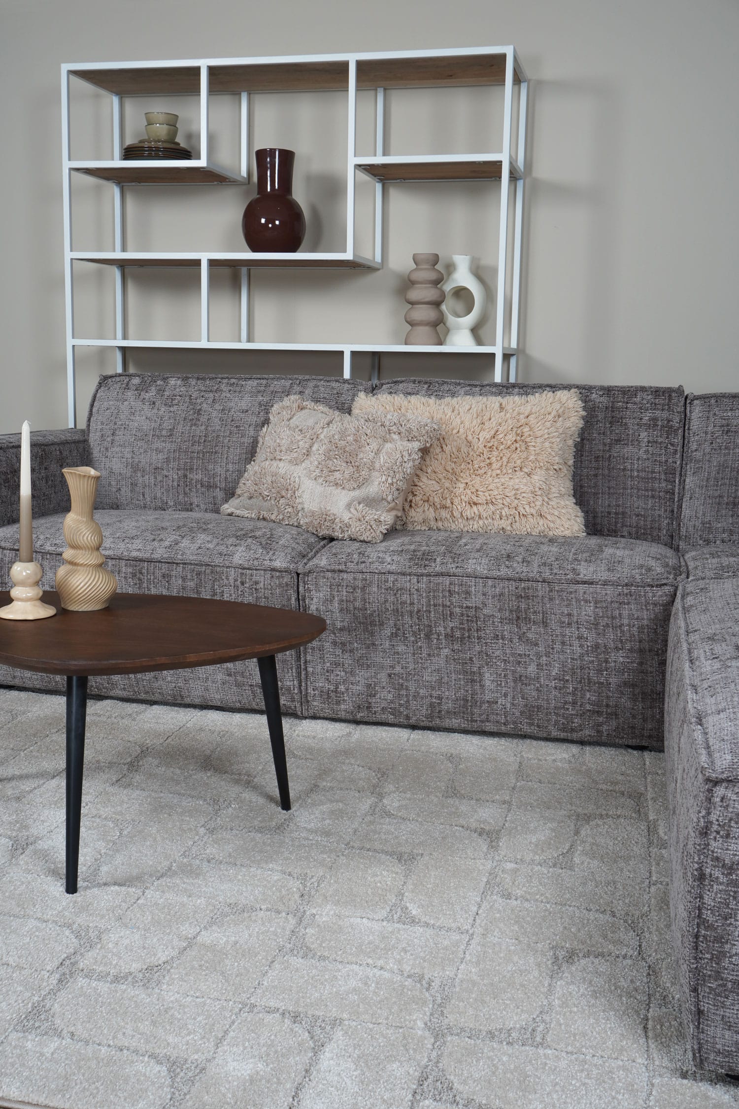 Vloerkleed Nala Beige - 240 x 340 cm 4 Vloerkleed Nala Beige - 240 x 340 cm - Afbeelding 4