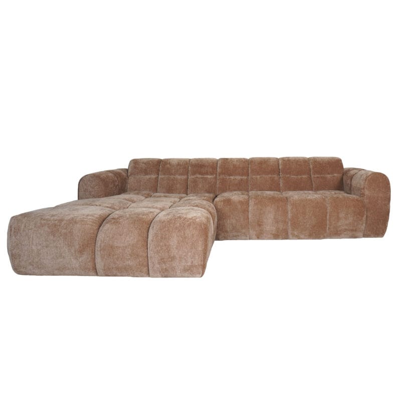 Hoekbank Emma La Vie 05 Camel - Links | BlokWoonWereld